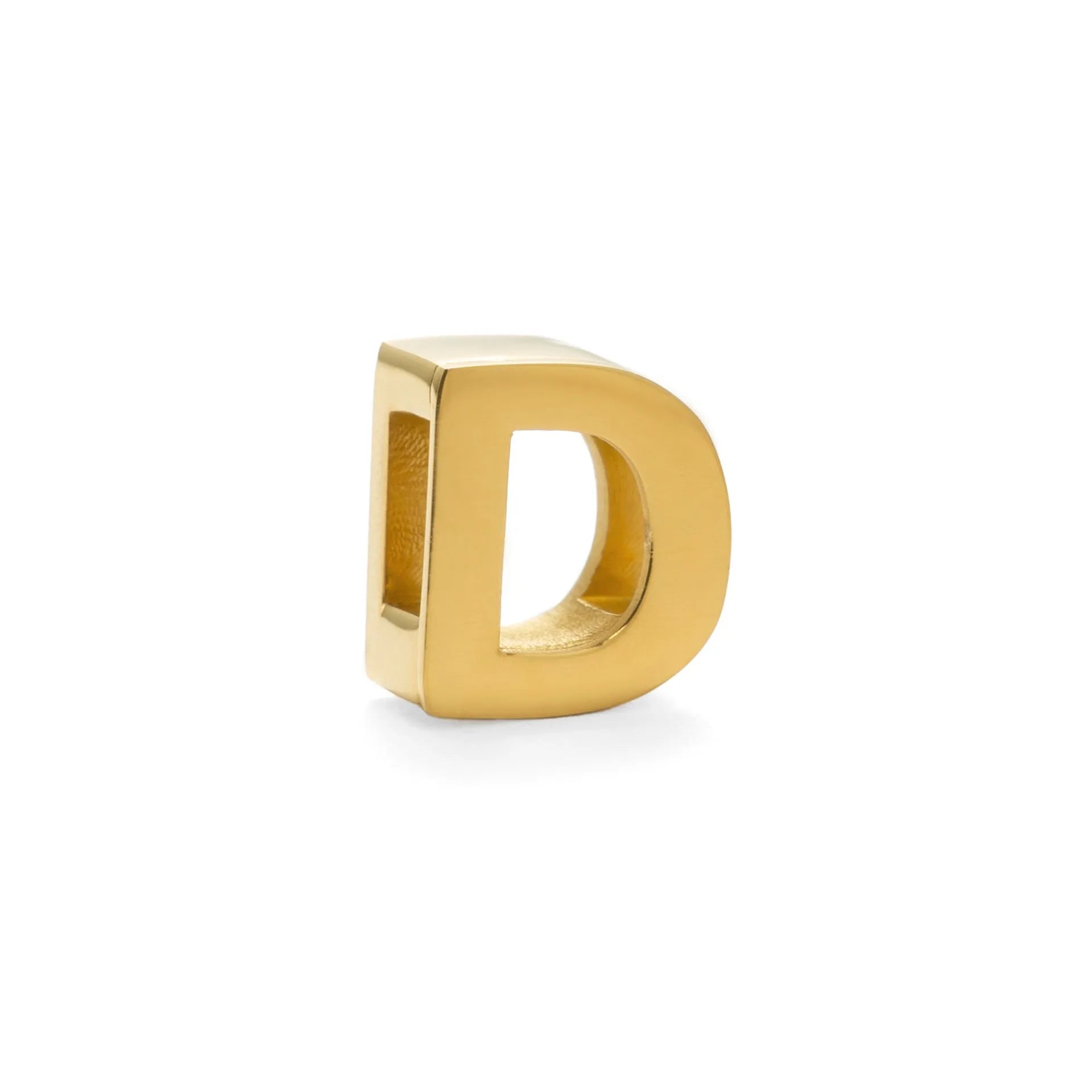 Titanium steel personalised necklace with a charm showing the letter A on a 40.5cm chain.