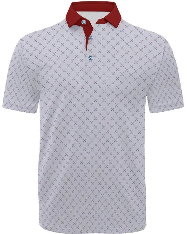 Men's 3D printed short sleeve T-shirt with retro styling and zipper decorations in multiple colour options