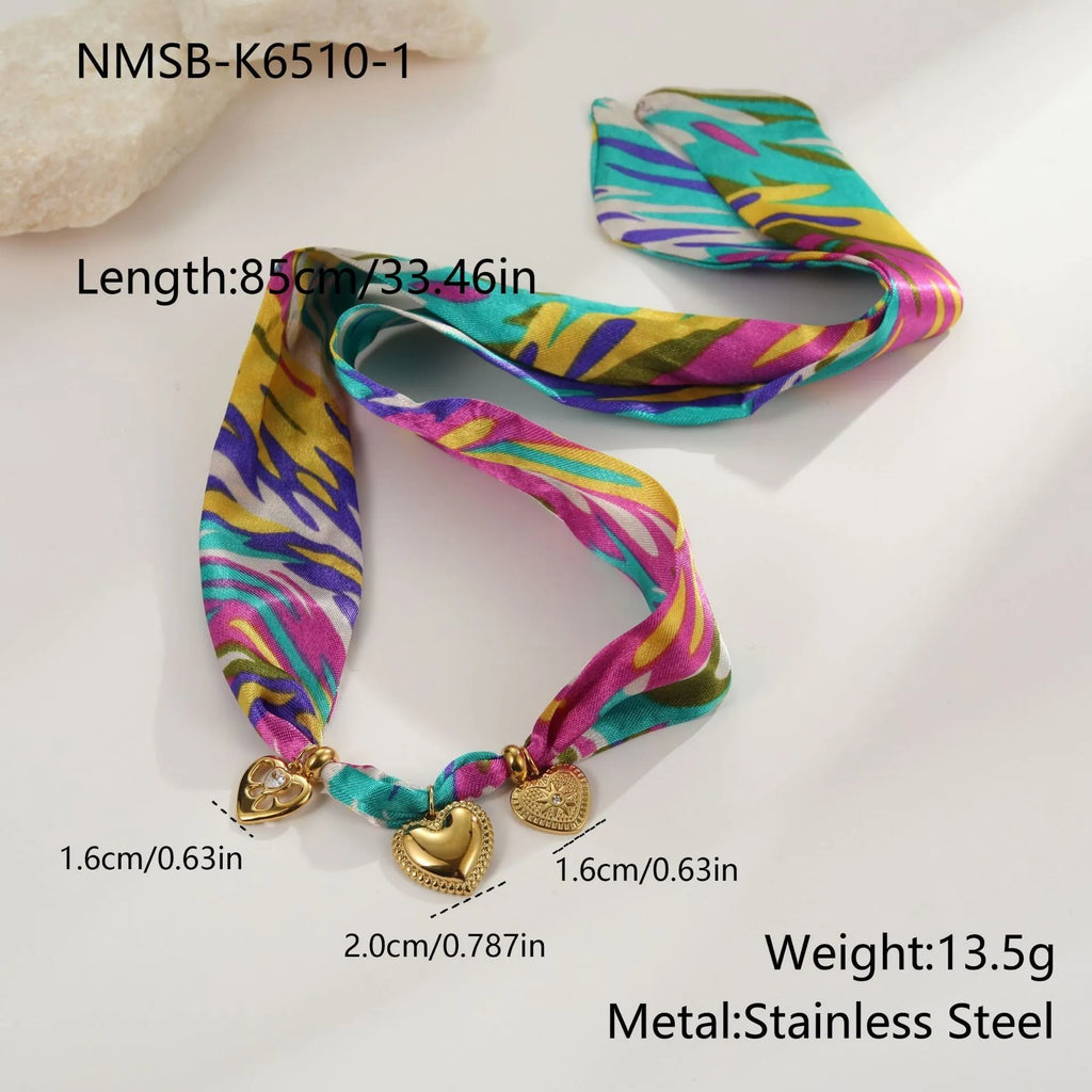 Women's stainless steel geometric pendant necklace and bracelet set with 18K gold plating