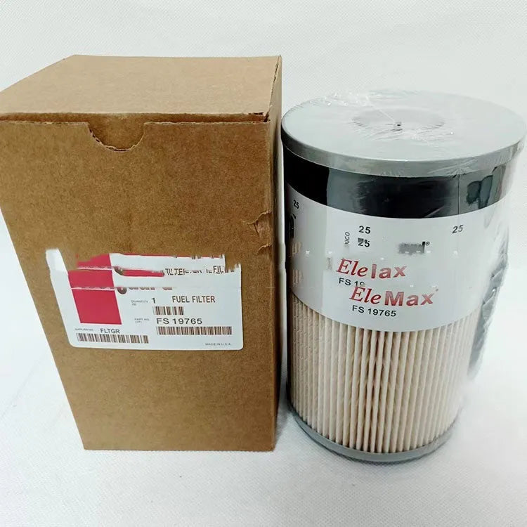 FS19764 diesel fuel filter with 10mm connections for generator fuel systems