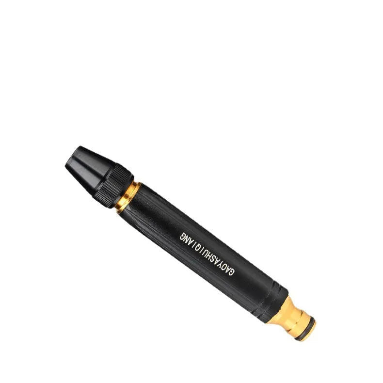 Black King Kong car washing gun with alloy body and straight spray design for household cleaning