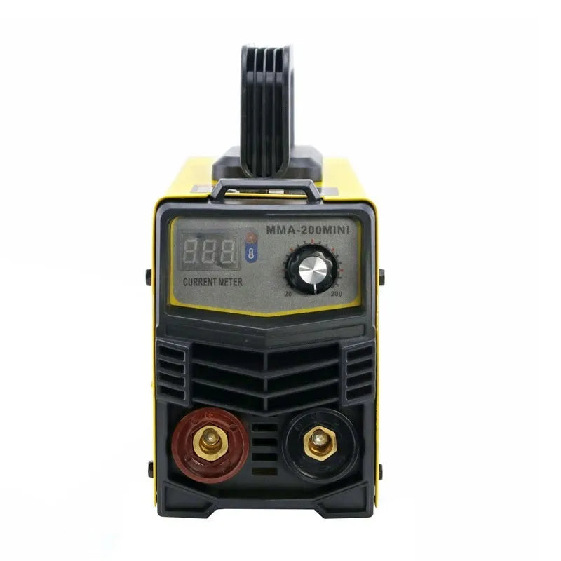 MMA-200MIN 220V DC inverter welding machine kit with face shield and clamps