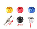 30mm diameter aluminium car engine cover lock in silver, black, gold, blue, and red colour options