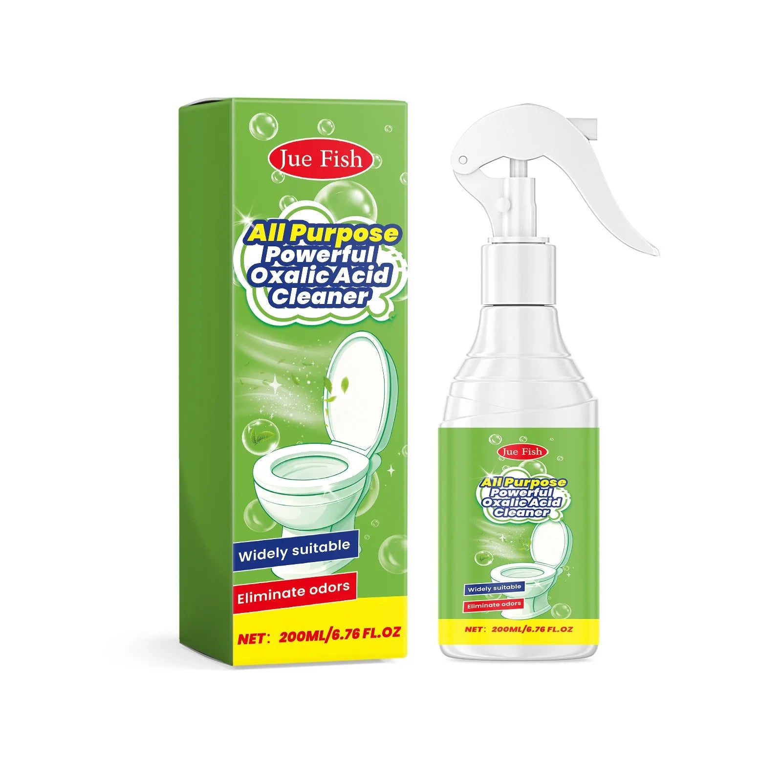 200ml multi-functional household grease cleaning spray bottle measuring 5.5x13.6cm