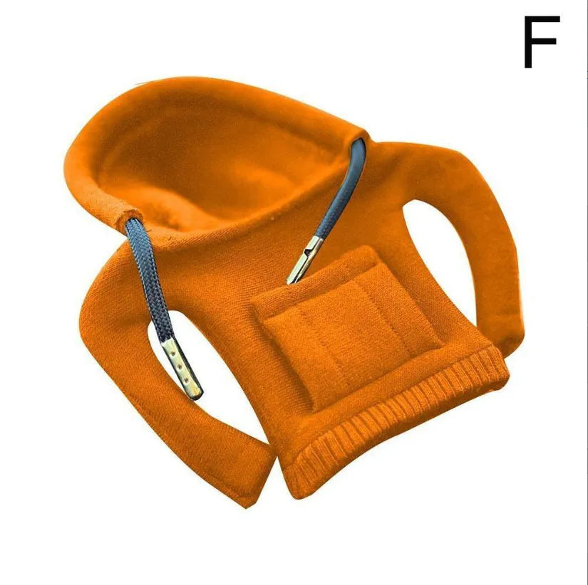 Cloth gear shift knob hoodie cover in multiple colours for manual and automatic cars