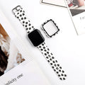 Printed silicone watch strap for Apple iWatch in multiple sizes and design options
