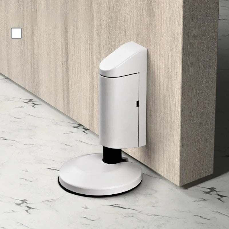 Zinc alloy invisible door stopper in six colour options for modern interiors