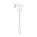 Electric pumping water device with silicone straw for milk and juice transfer with blue pressure handle