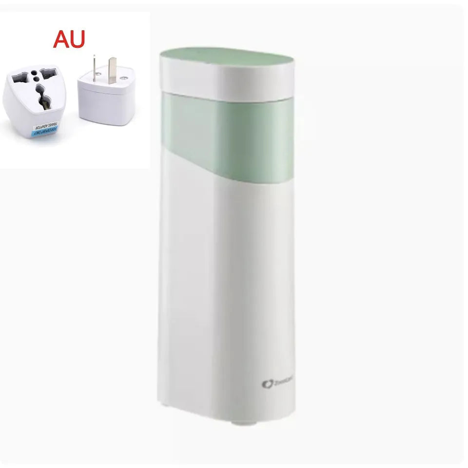 Compact instant water dispenser with nano heating film technology in black or green colour options