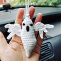Plush hand-woven automobile hanging ornament in cartoon character designs