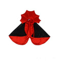 Black and red Halloween costume for cats and dogs with European and American style design