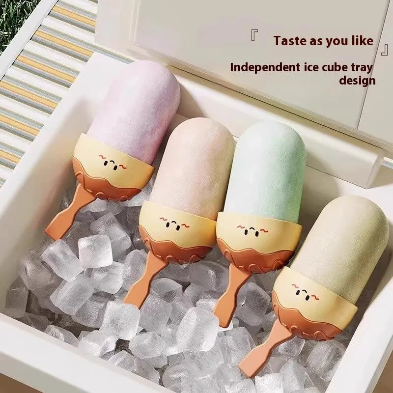Plastic octopus balls ice cream mould for homemade takoyaki-style frozen desserts