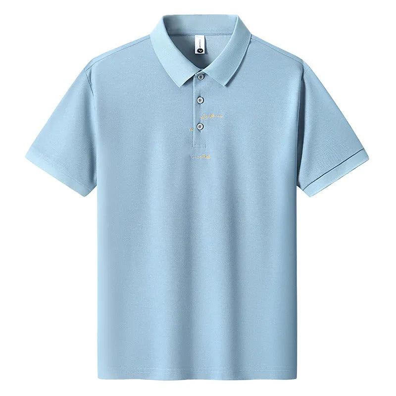 Men's casual loose cotton t-shirt in multiple colours with short sleeves and letter pattern