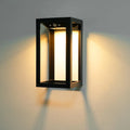 Modern Chinese outdoor solar wall lamp with plastic housing for courtyard installation