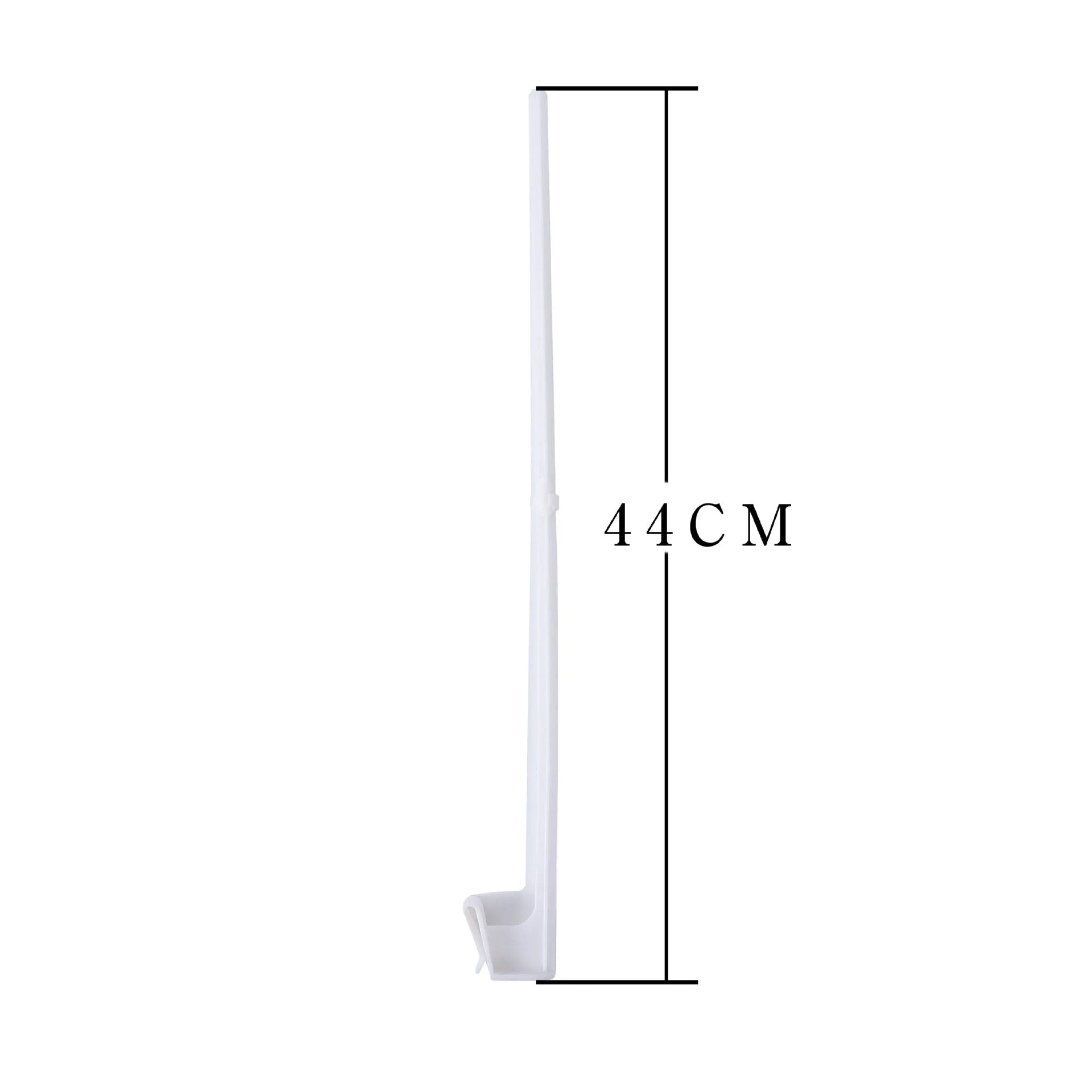 10 white PP plastic car window flag pole holder brackets for vehicle flag mounting