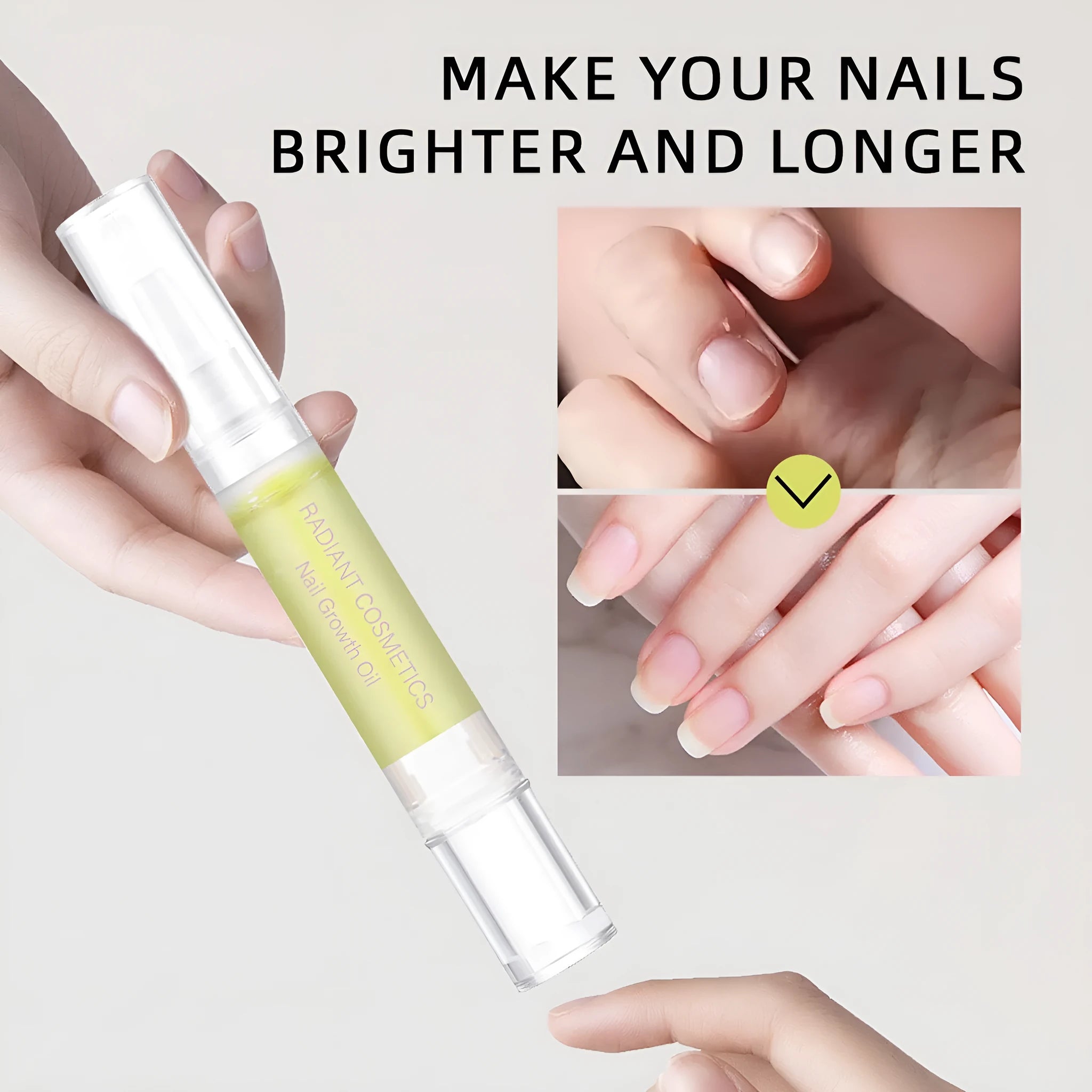 3ml nail growth treatment oil bottle for moisturising and promoting nail health