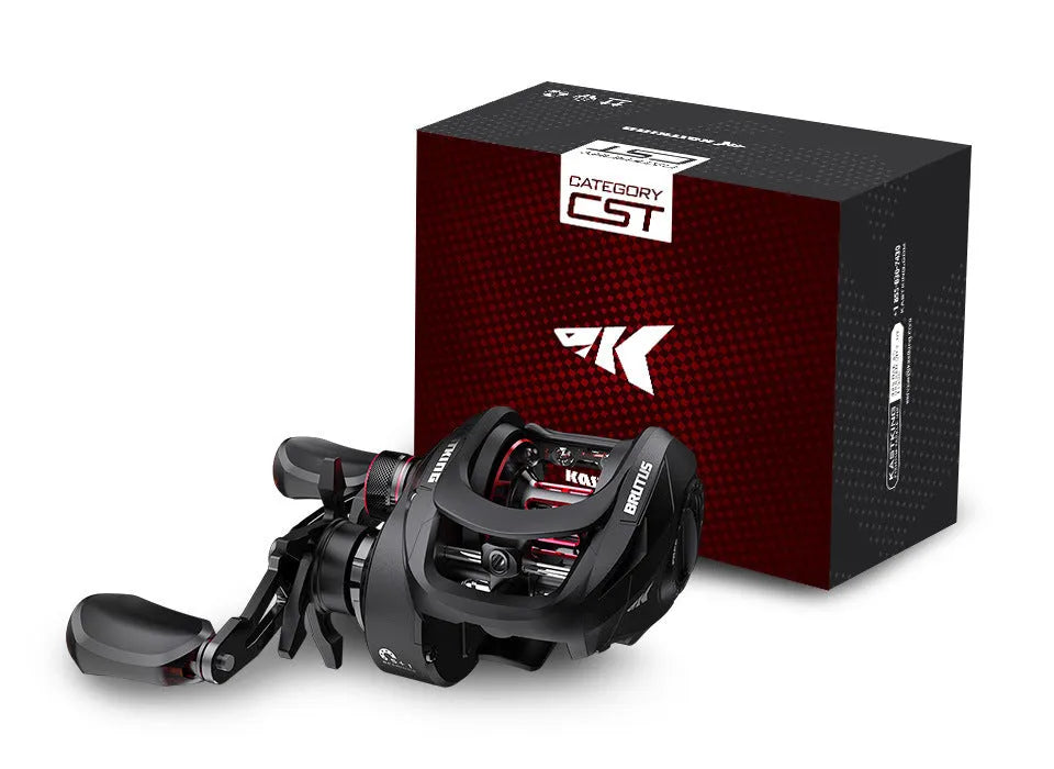 Drip Wheel fishing reel with Rocking Wheel system showing left and right hand configuration options