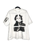 Short-sleeved printed polo t-shirt in polyester available in four different colours
