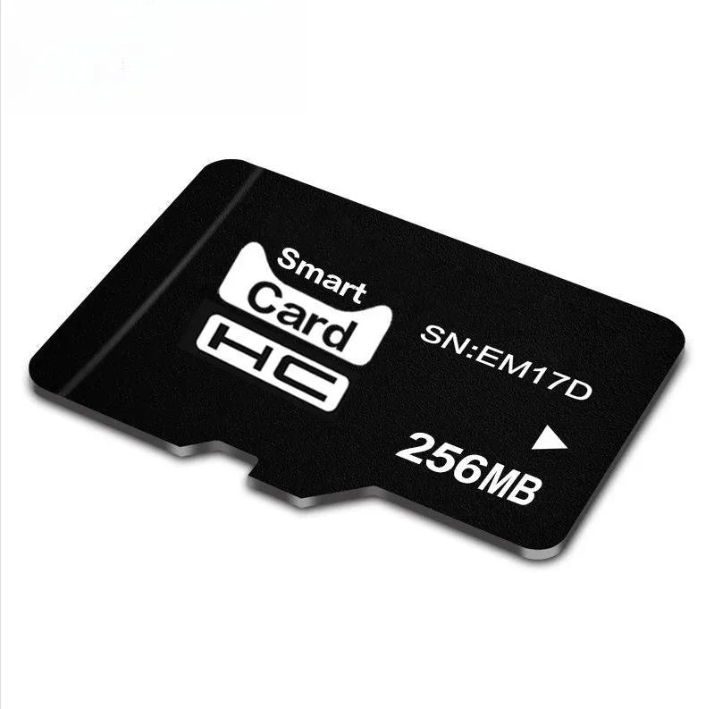TF series 256MB memory card with 11x15mm dimensions for portable audio-visual devices