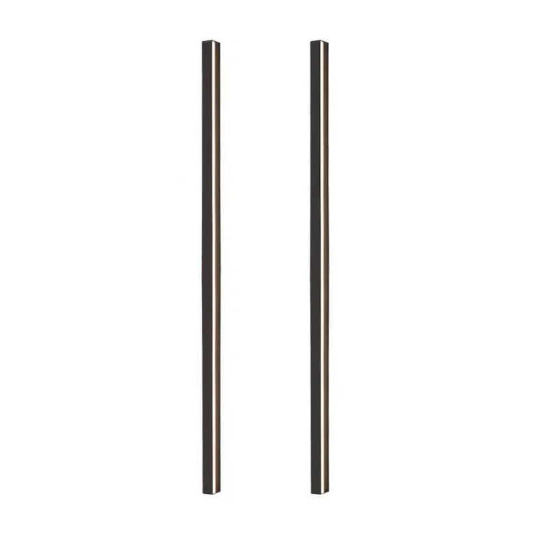 80CM black aluminum LED wall lamp body with PC shade and touch control