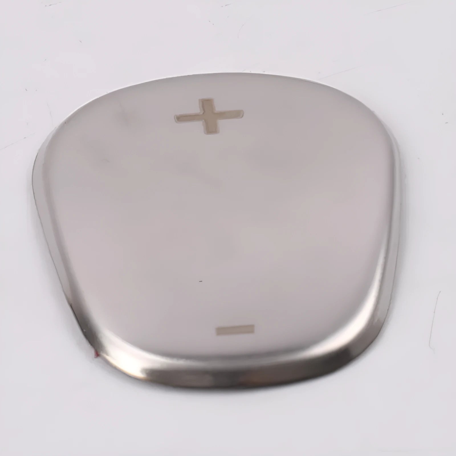 Stainless steel 88mm diameter gear controller cover in black titanium, matt silver, and sapphire colours