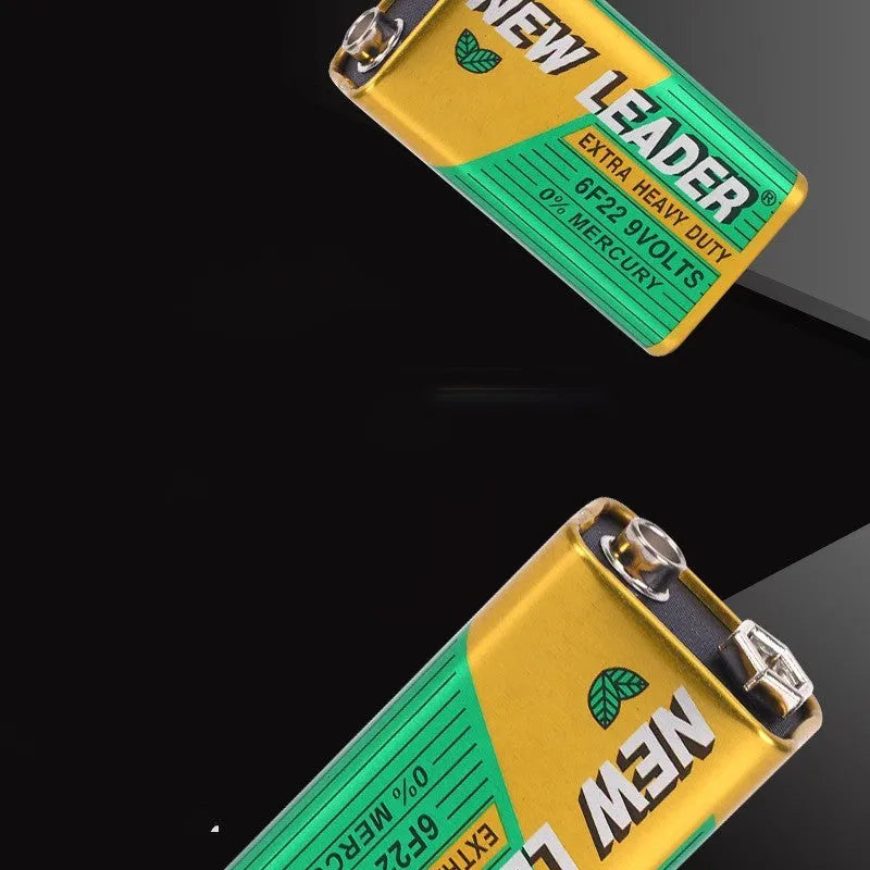 A single Xinlida brand 9V alkaline battery, 6F22 style, for wireless microphones and walkie-talkies.