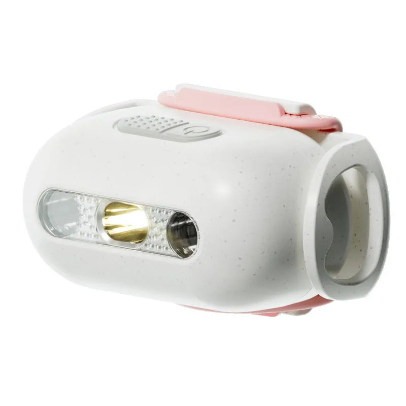 Pet luminous collar accessory in four colour options attached to dog collar