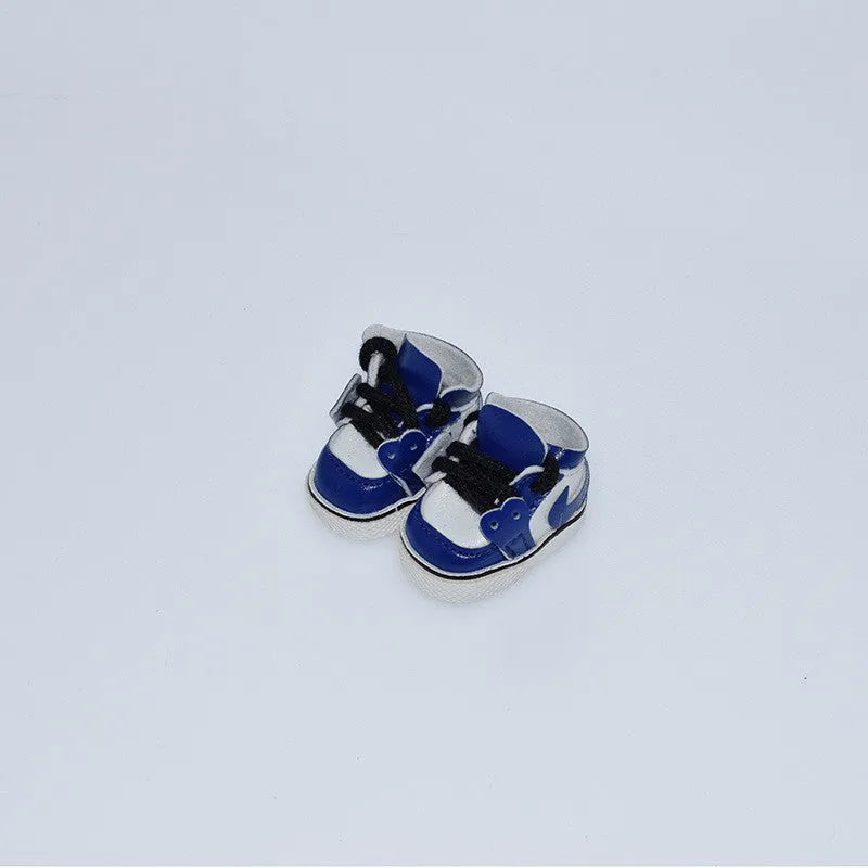 17CM doll replacement shoes in multiple styles including black boots and leather designs