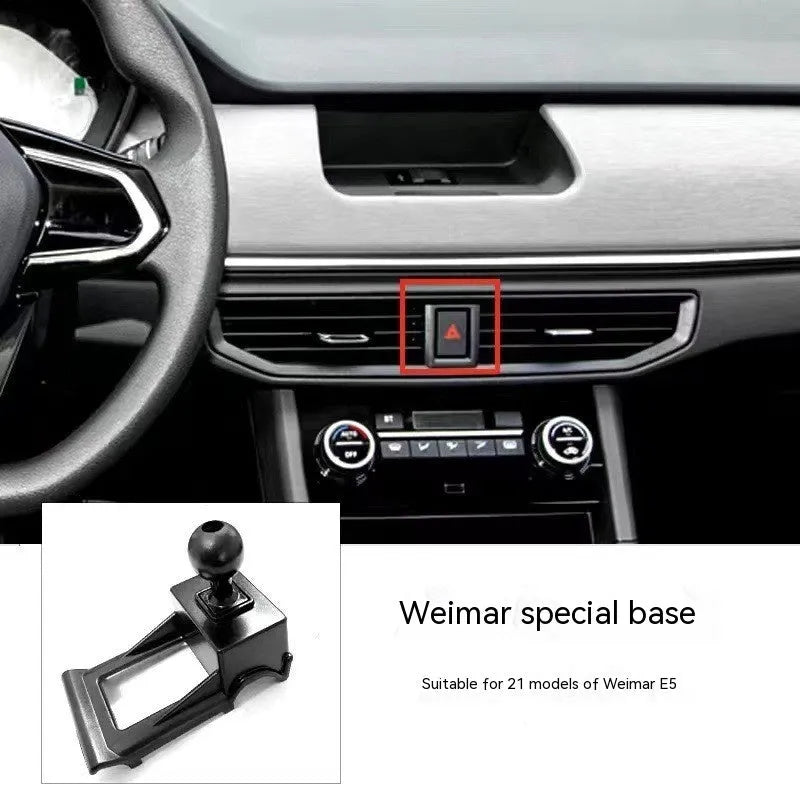 GOODWAY dashboard mobile phone holder with 360-degree rotation on car dashboard