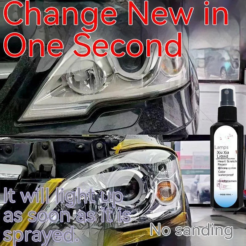 100ml car headlight renovation repairing liquid bottle for polycarbonate plastic lens restoration