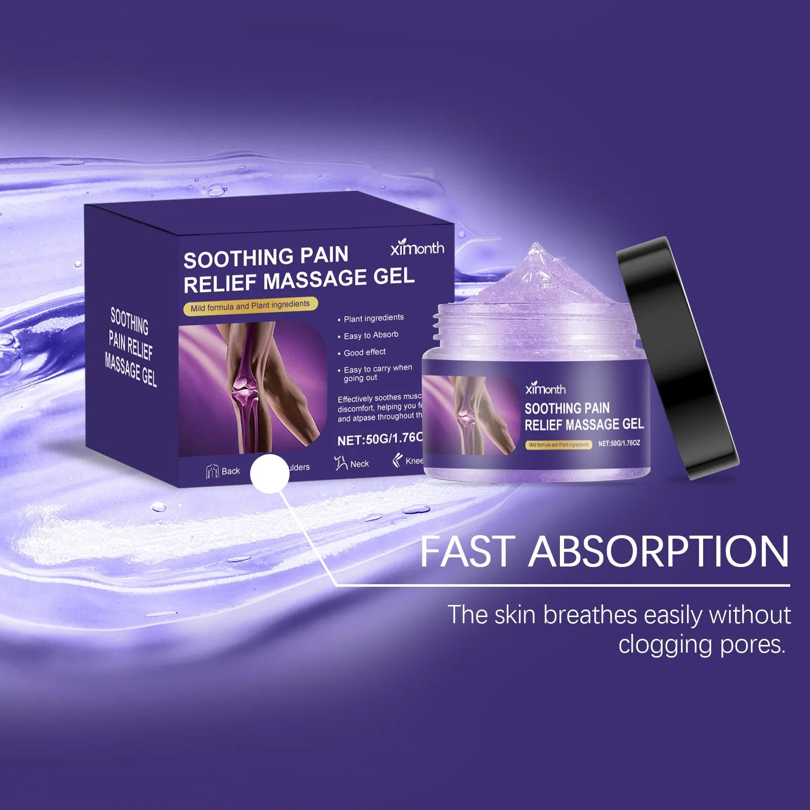 50g tube of body joint care gel for muscle and joint application
