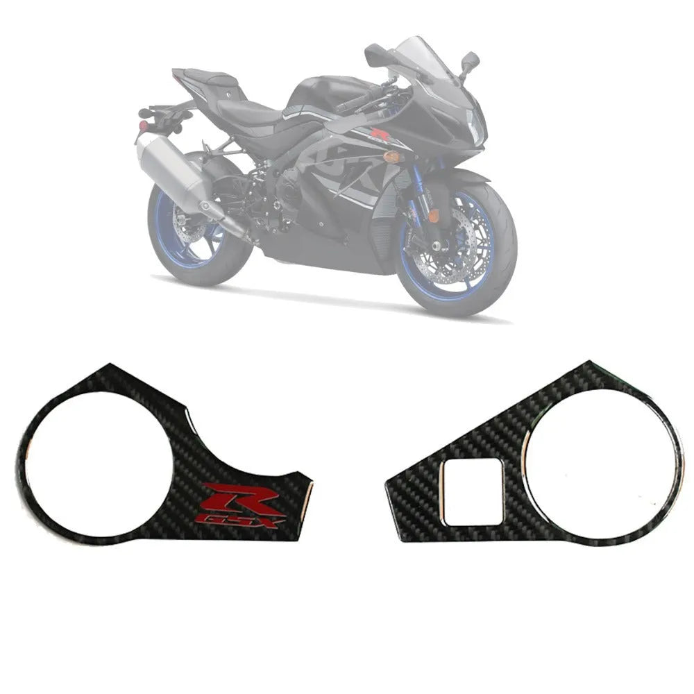Carbon fibre pattern adhesive sticker for SUZUKI GSXR1000 L1 upper connective plate 2009-2016
