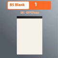 A5 and B5 thickening writing pads with tearable sheets in horizontal line, grid and blank paper options