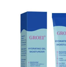 50ml tube of hyaluronic acid moisturising facial gel with clear gel texture