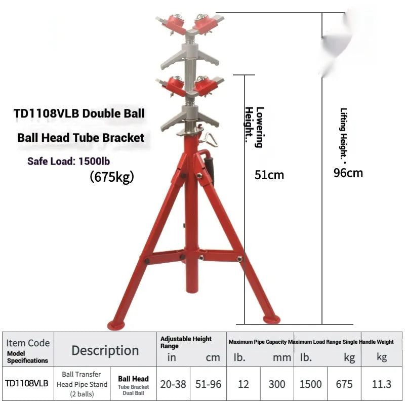 Industrial steel pipe bracket with V-shaped head design showing short and high configurations