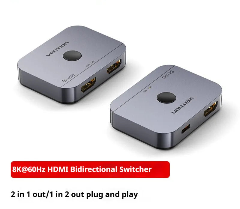 Alloy computer distributor for HD audio video to television line two-way conversion