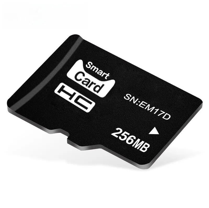 TF series 256MB memory card with 11x15mm dimensions for portable audio-visual devices