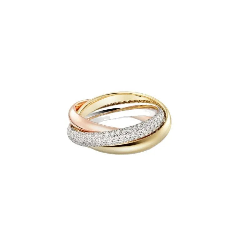 Silver couple rings with diamond designs in multiple colour combinations and geometric shapes
