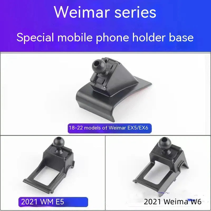GOODWAY dashboard mobile phone holder with 360-degree rotation on car dashboard