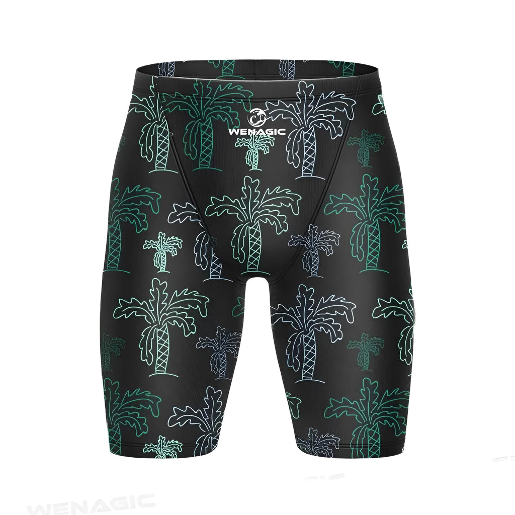 Men's Lycra swimming briefs in a solid colour, showing the briefs style fit.