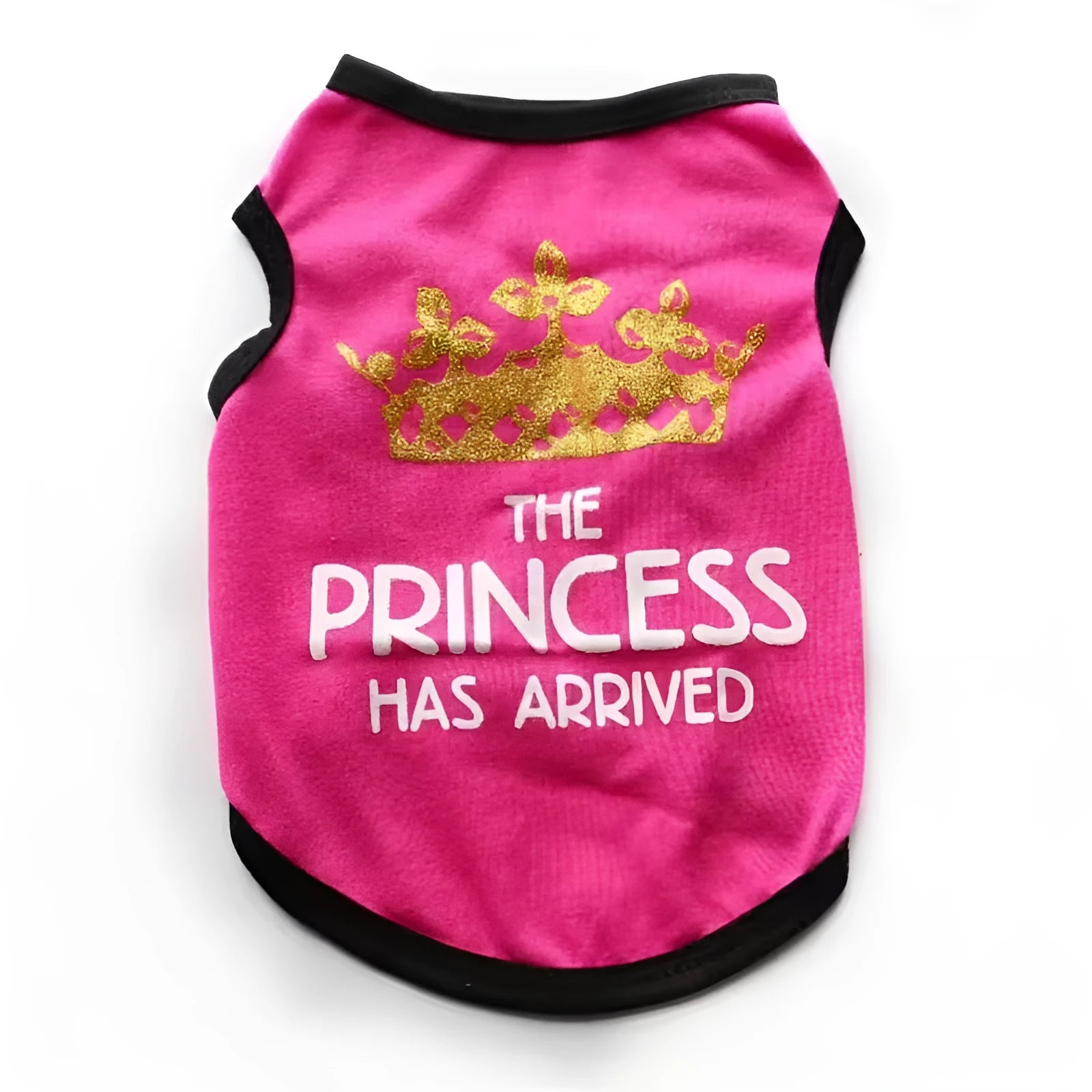 Cotton puppy vest for spring and summer in various colours including black, grey, blue, pink and rose options