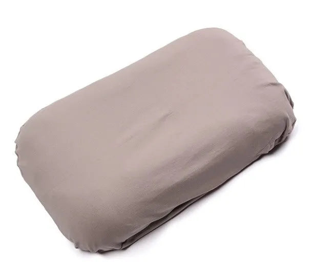 Beige portable cotton baby nest crib for newborn, measuring 75cm by 45cm.
