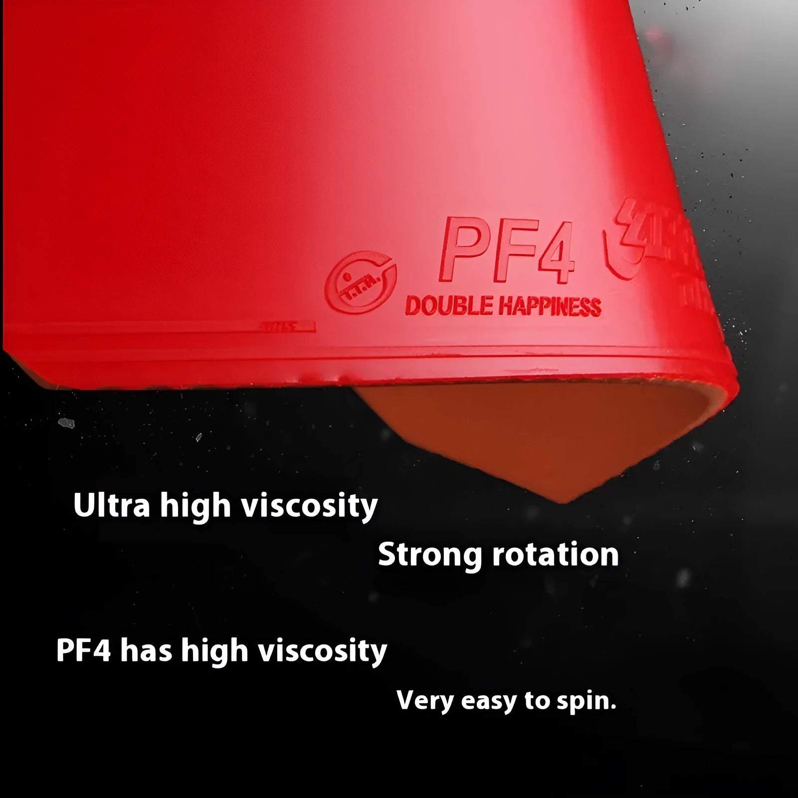 Fast Attack Sticky Classic-50 table tennis racket with PF4-50 sheets in red and black thickness options