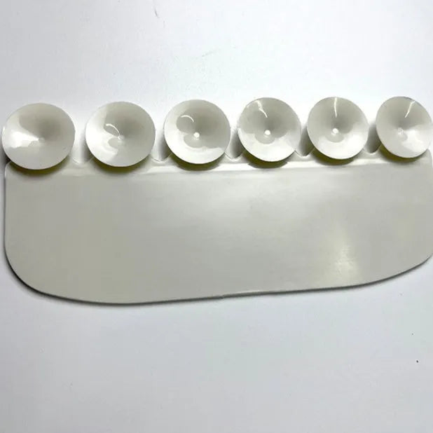 White plastic toilet urine blocking board for children's training and splash prevention