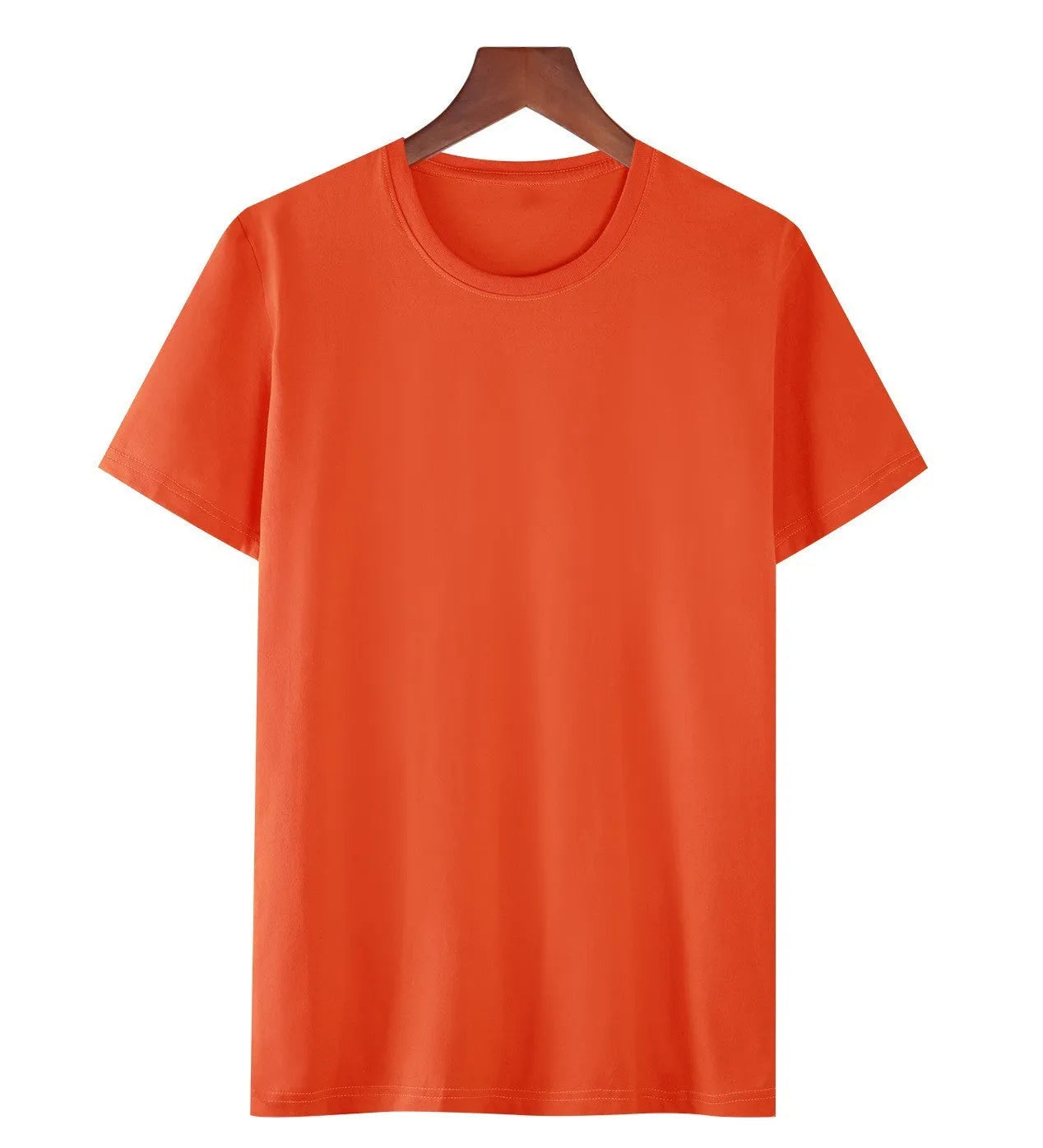 Men's loose-fit cotton t-shirt in black, shown on a model, with short sleeves.