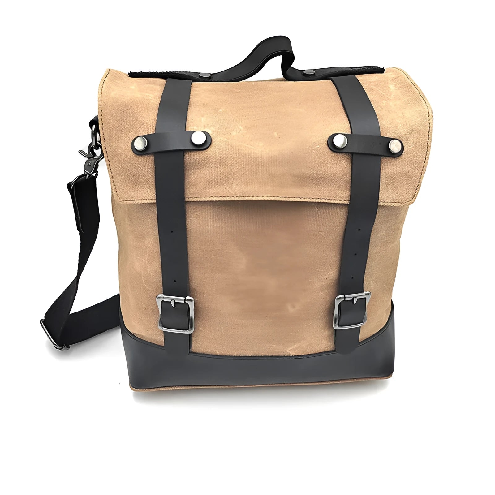 Thick waterproof canvas motorcycle side bag with large capacity dimensions