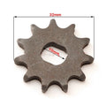 Cast iron motorcycle reduction gear for 25hT8F chain.