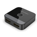 Alloy computer distributor for HD audio video to television line two-way conversion