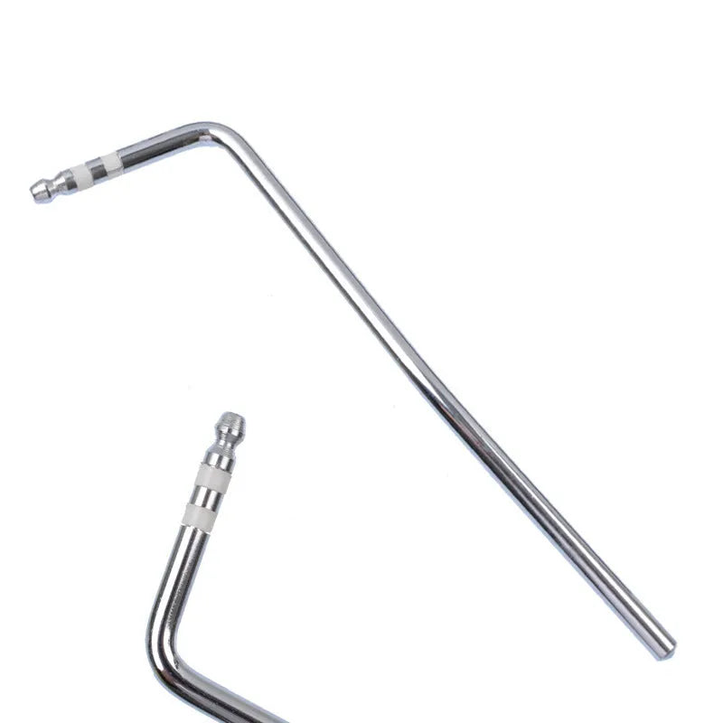 Direct plug-in metal tremolo bar for electric guitar in gold, silver, black and blue finishes.