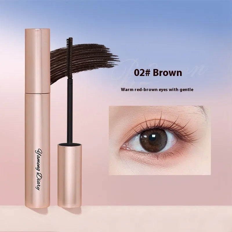 Waterproof long curling mascara tube in black and brown shade options.